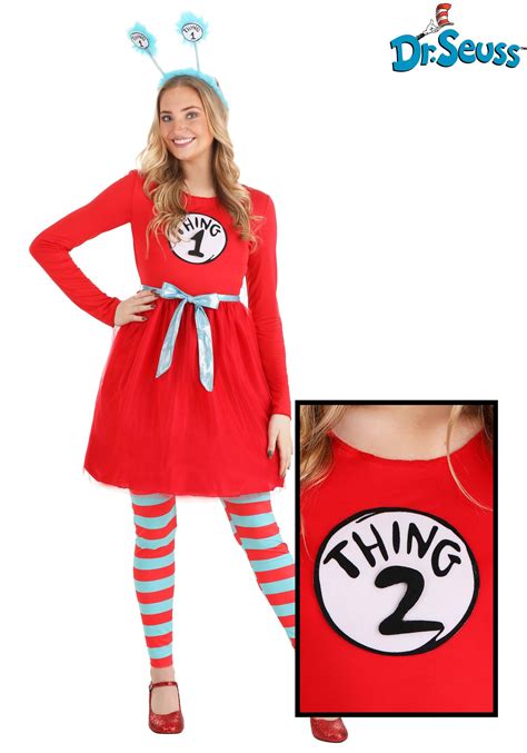 costume thing 1|thing 1 costume for women.